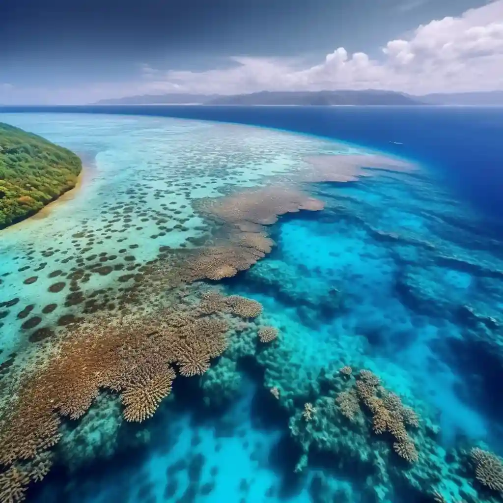 Imagen de La Gran Barrera de coral Australiana.