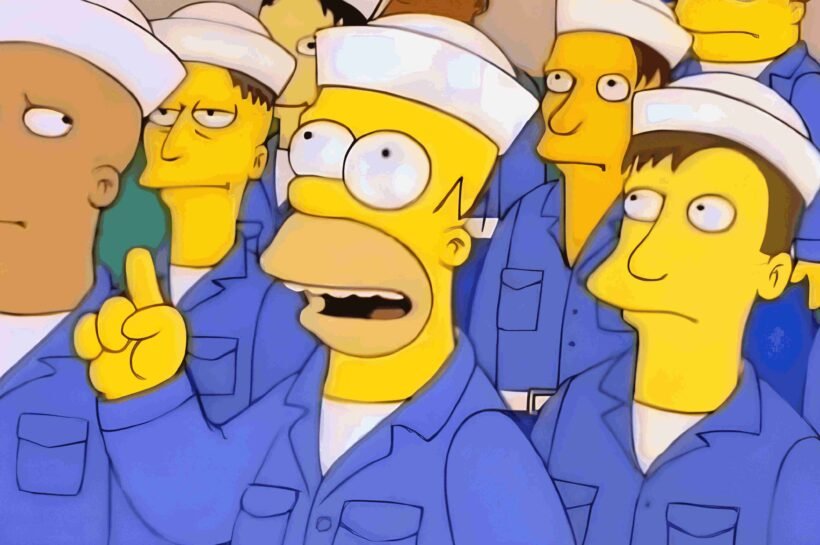 Homer Simpson diciendo nucelar