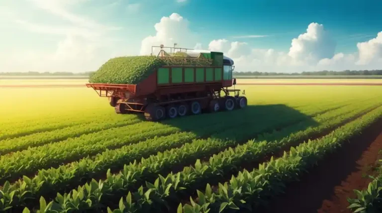 Instalación paneles fotovoltaicos en campo cultivado.