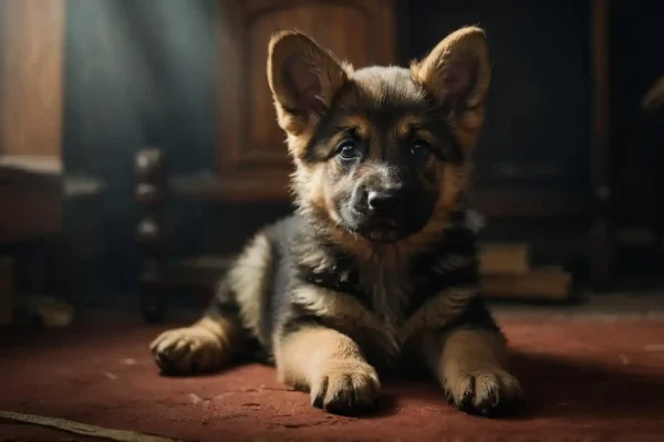 cachorro de perro pastor alemán
