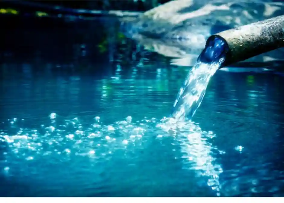 Agua libre de contaminación.