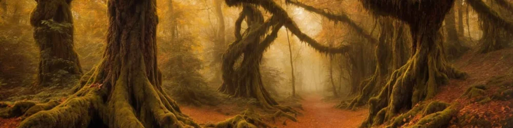 Imagen con hojas rojizas y ocres del otoño